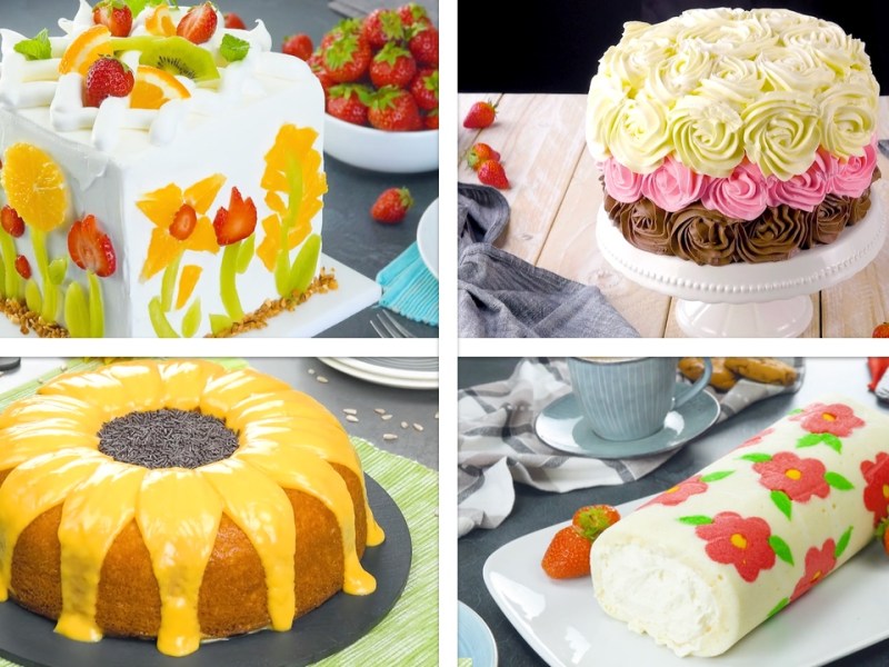 5 recetas de tartas de flores para dar la bienvenida a la primavera
